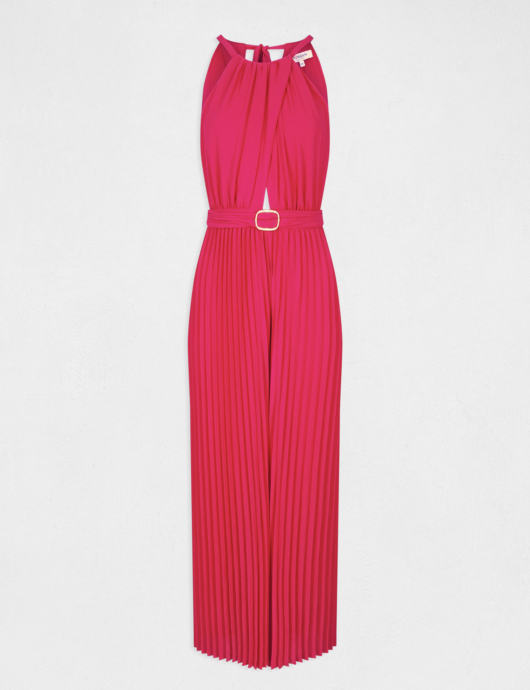 Combinaison large plissée rose fonce femme Combinaison large plissée rose fonce femme