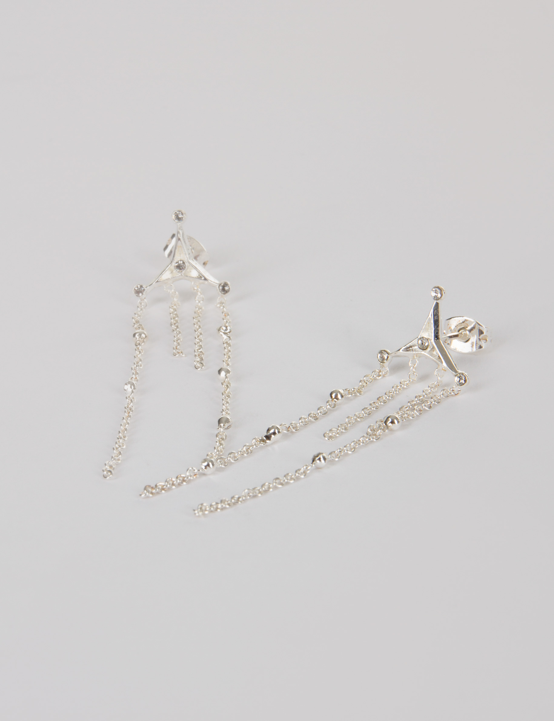 boucles doreilles pendantes etoile argente femme Boucles d'oreilles pendantes étoile argente femme