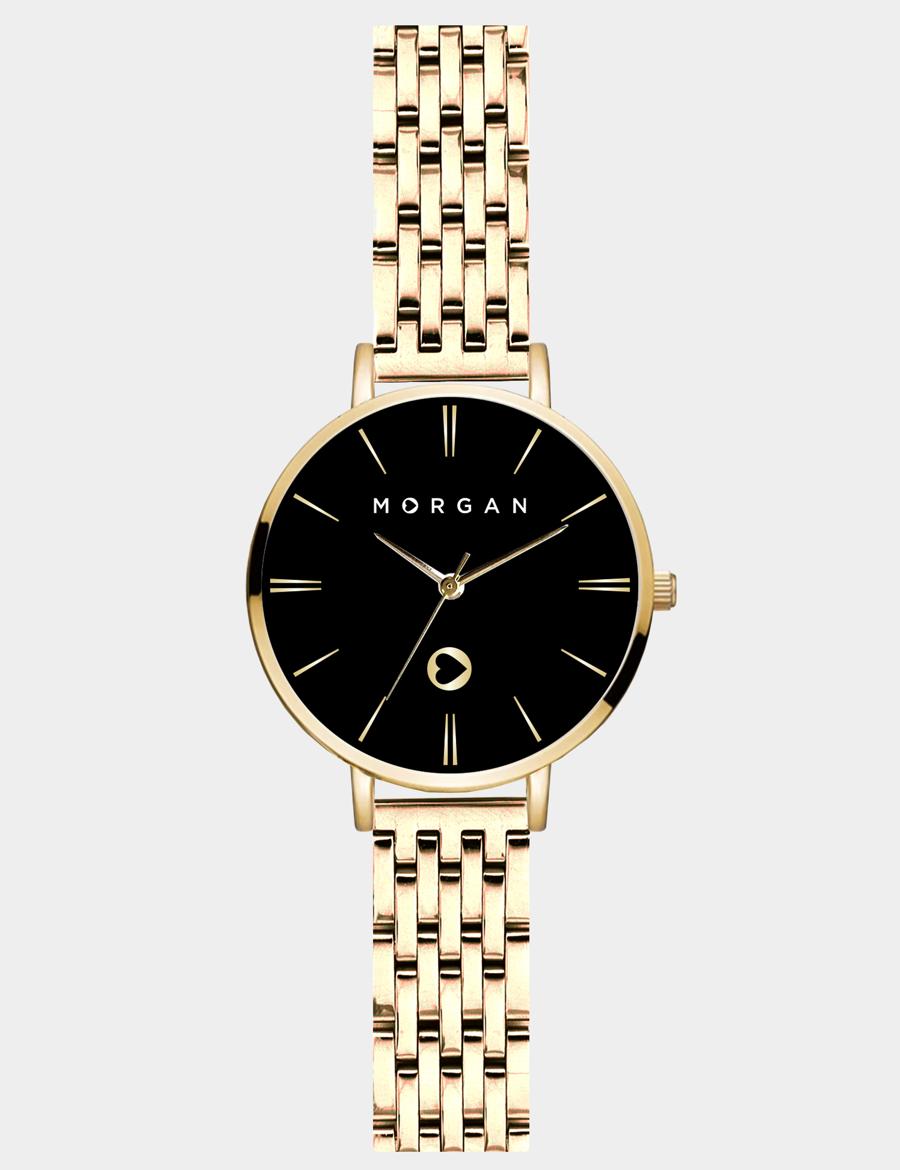 Montre jaune or femme