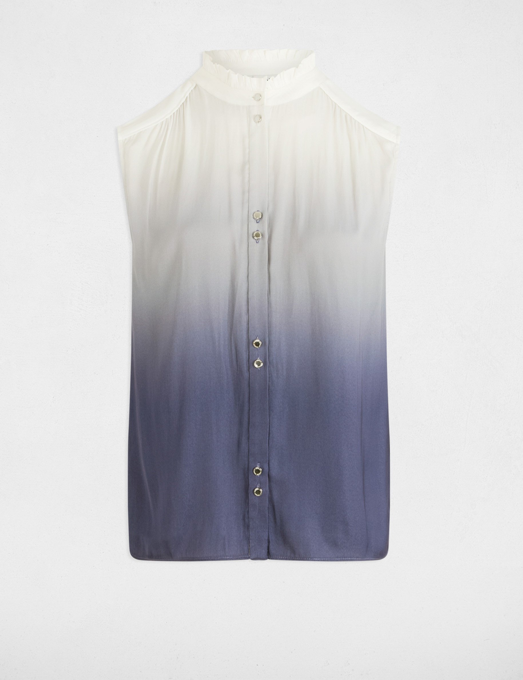 chemise sans manches multicolore femme Chemise sans manches multicolore femme