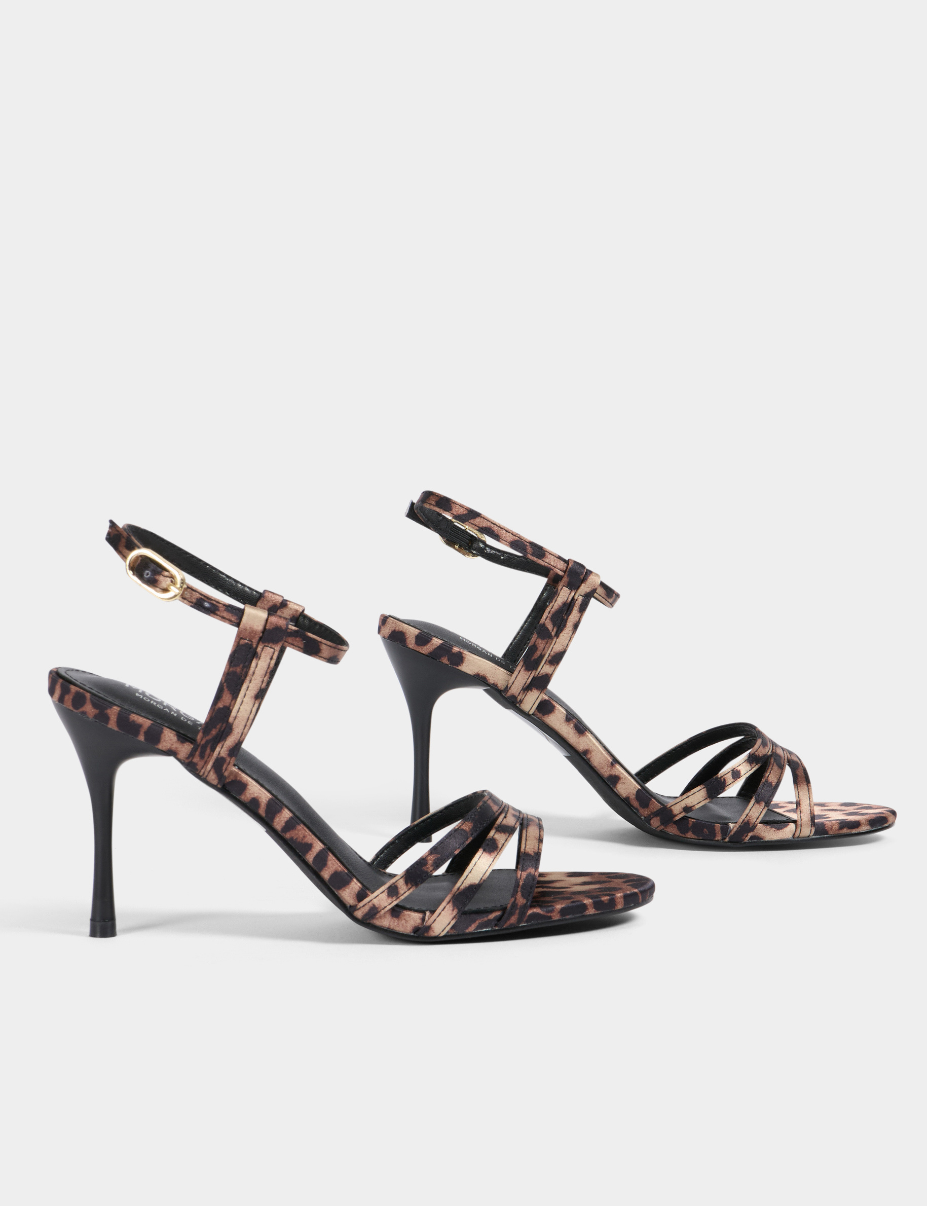 sandales a talons imprimees multicolore femme Sandales à talons imprimées multicolore femme