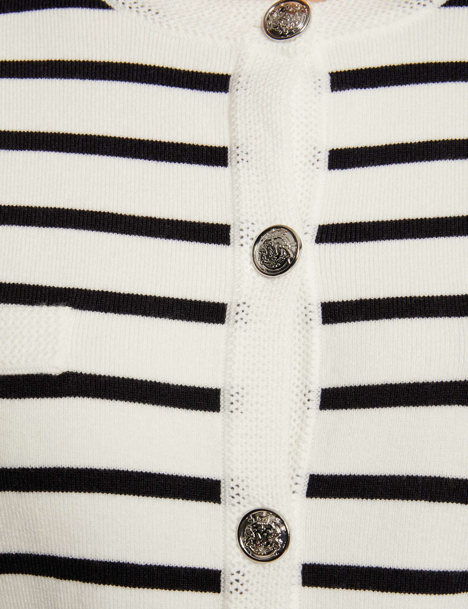 Gilet à rayures