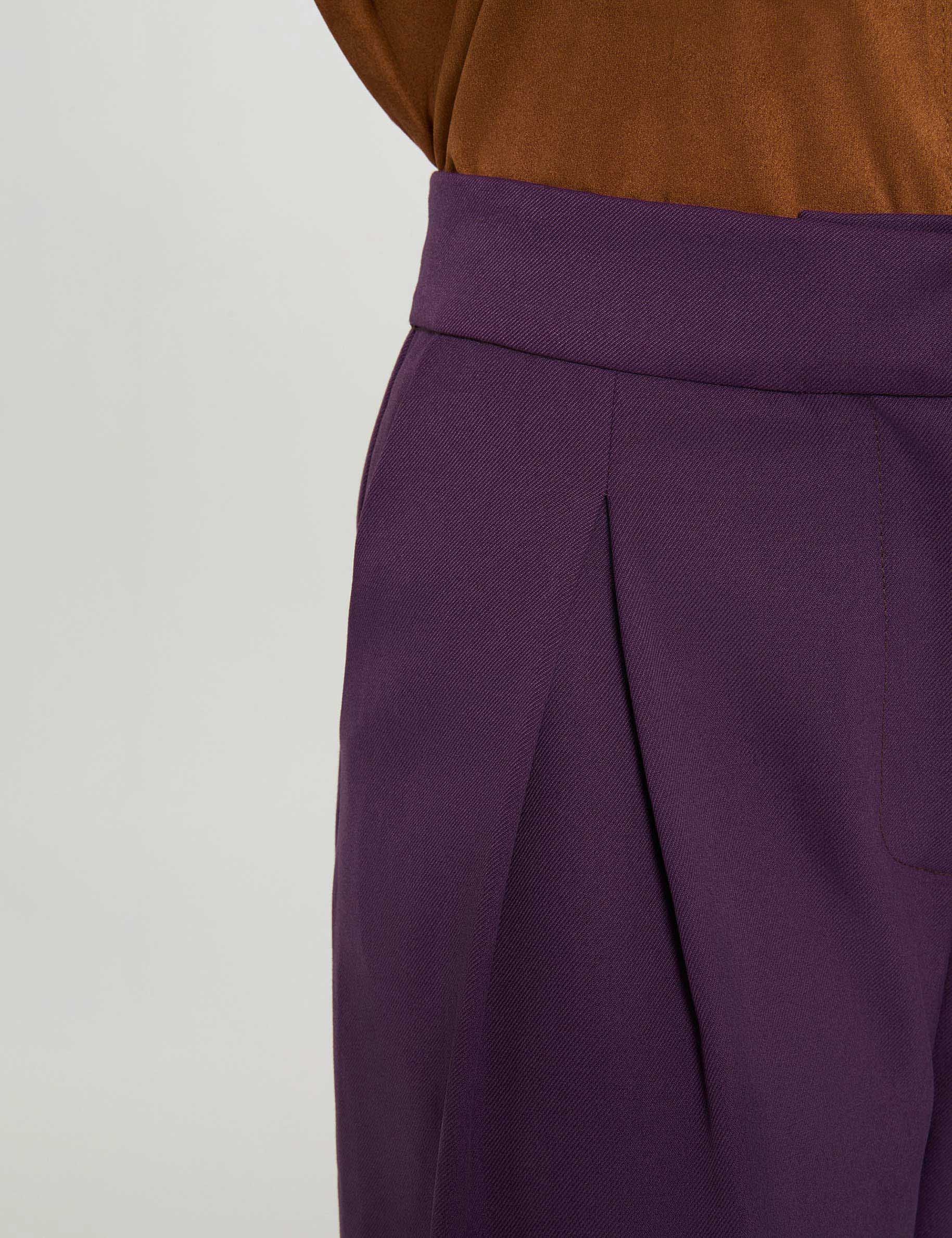 wijde luchtige short donker violet vrouw Wijde, luchtige short donker violet vrouw