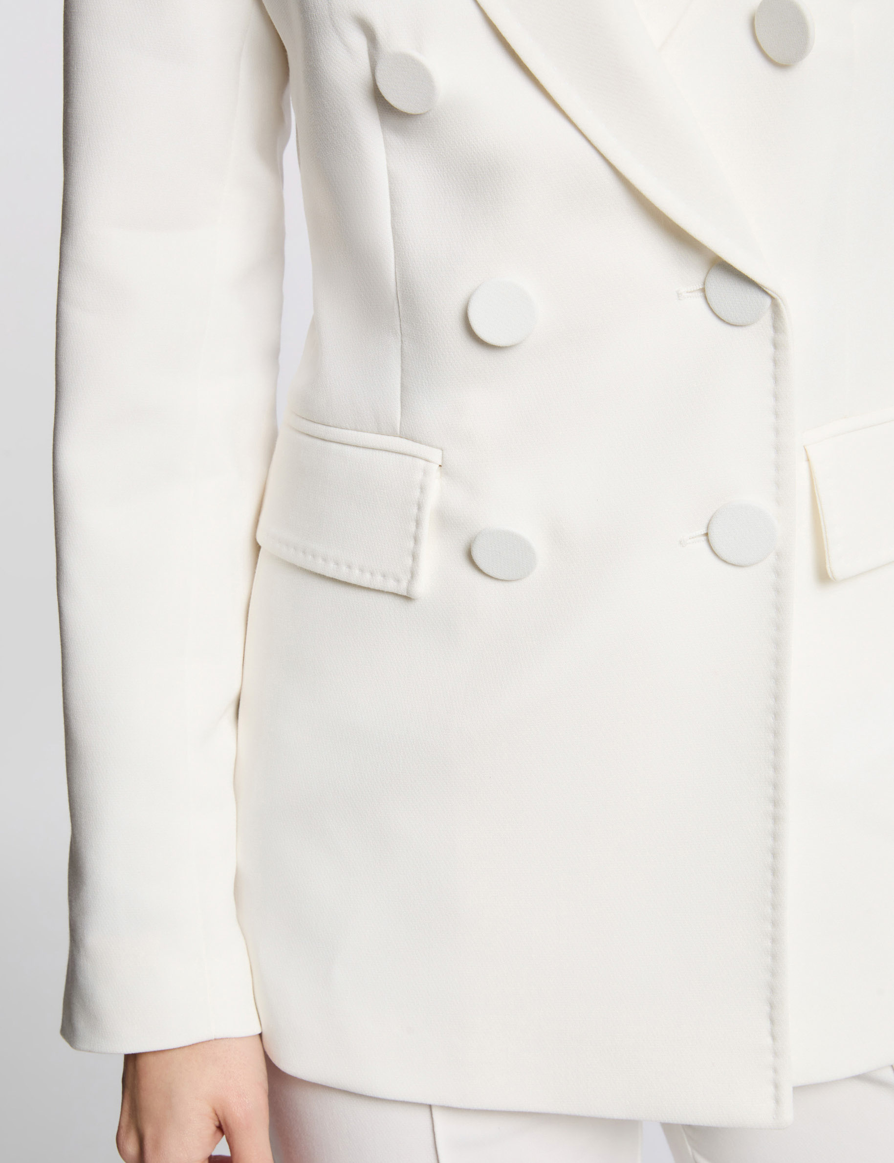 blazer boutonnee blanc femme Blazer boutonnée blanc femme