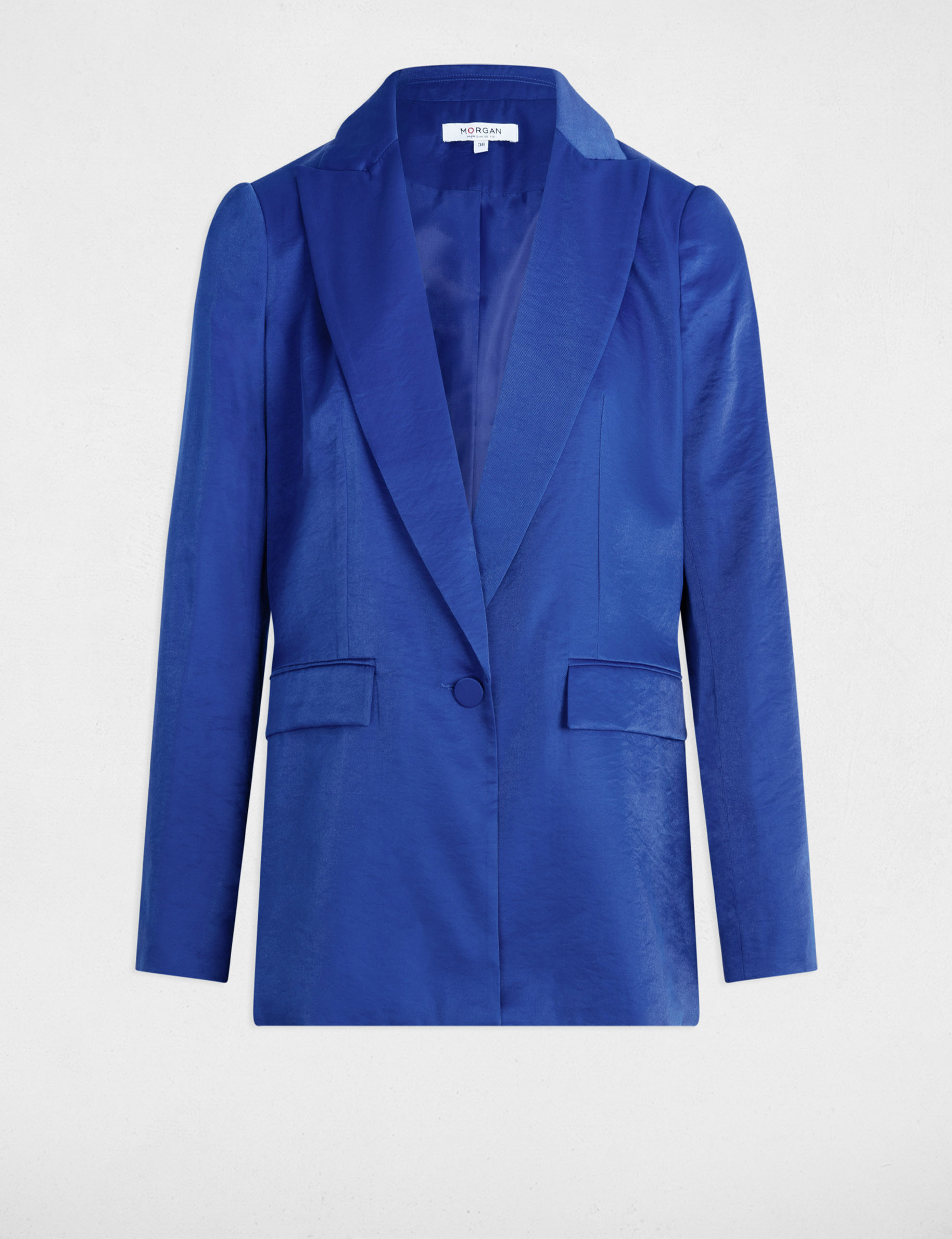blazer suedine bleu electrique femme Blazer suédine bleu electrique femme