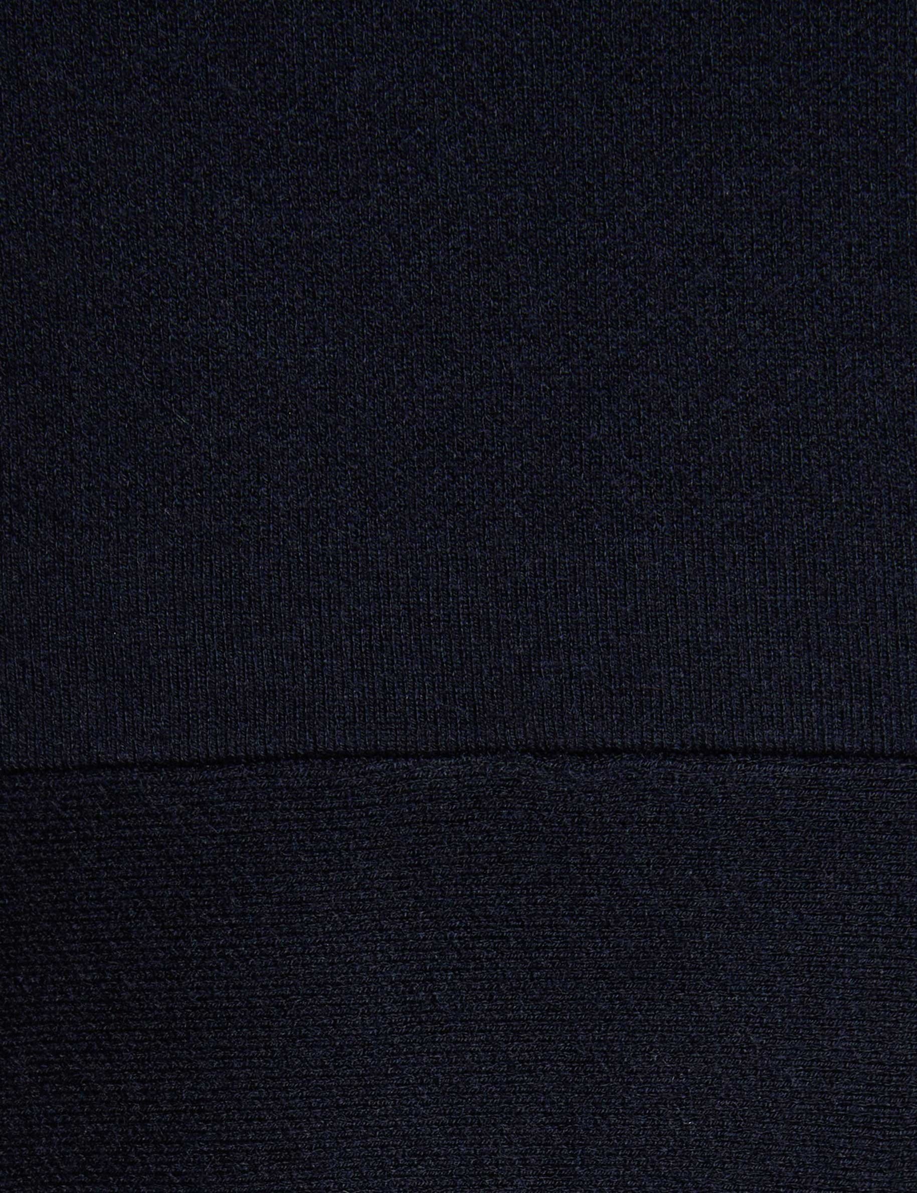 robe courte trapeze bleu marine femme null