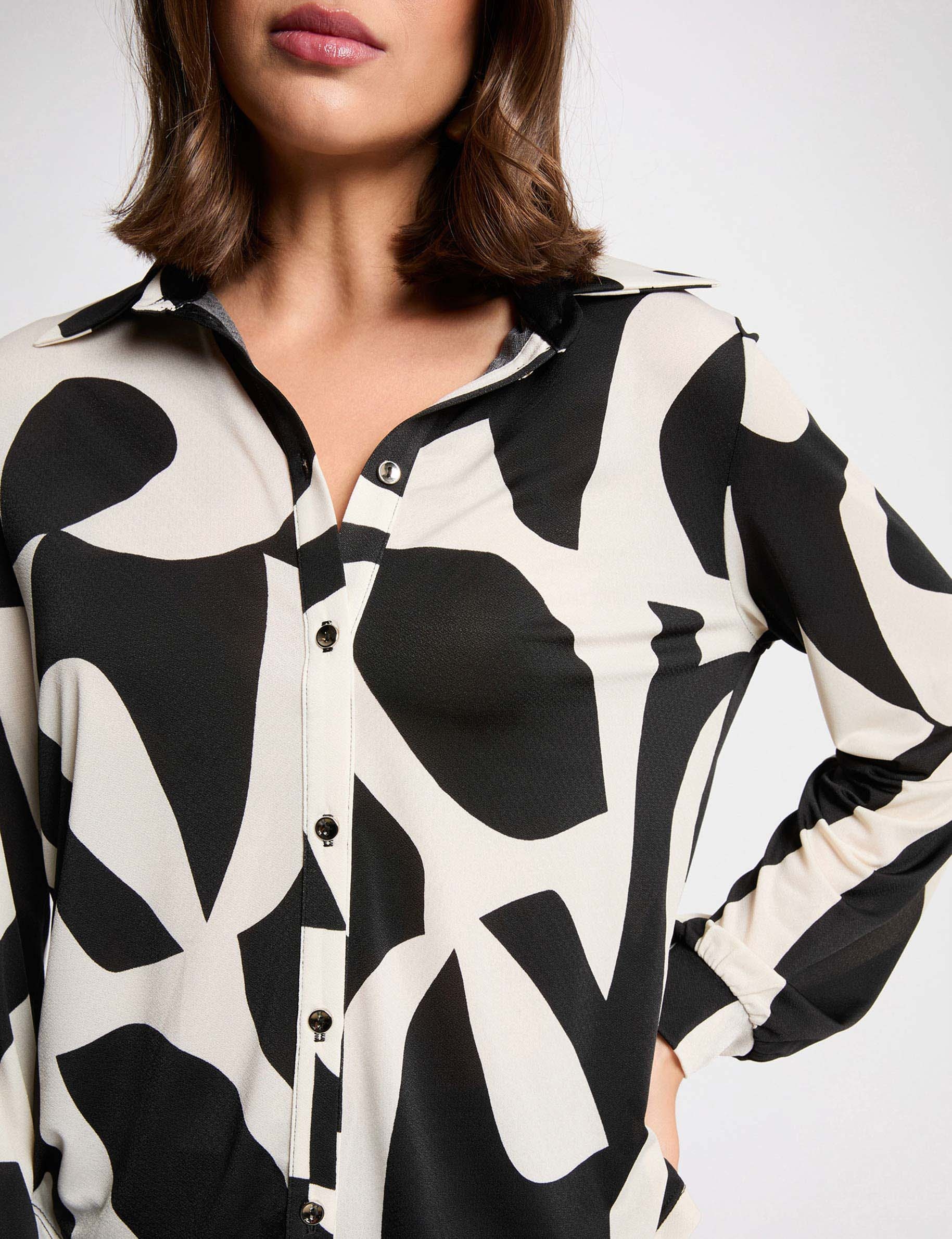 t shirt met omgeslagen kraag helder wit vrouw T-shirt met omgeslagen kraag helder wit vrouw