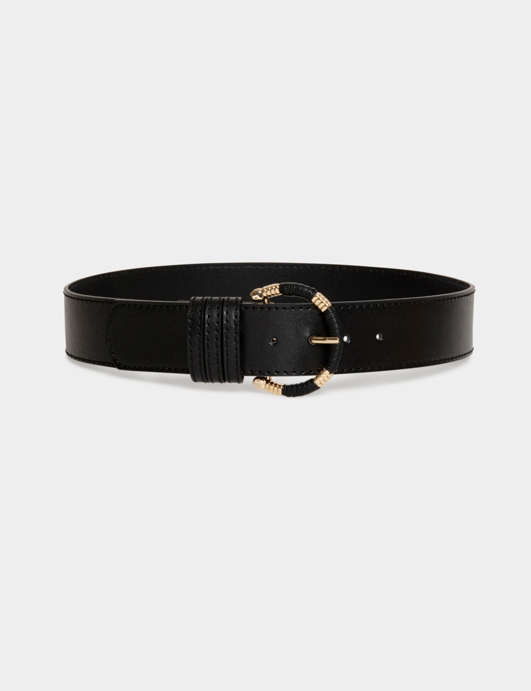 Gode Ceinture Anatomique Morgan 22cm - Silicone Noir No-Parts