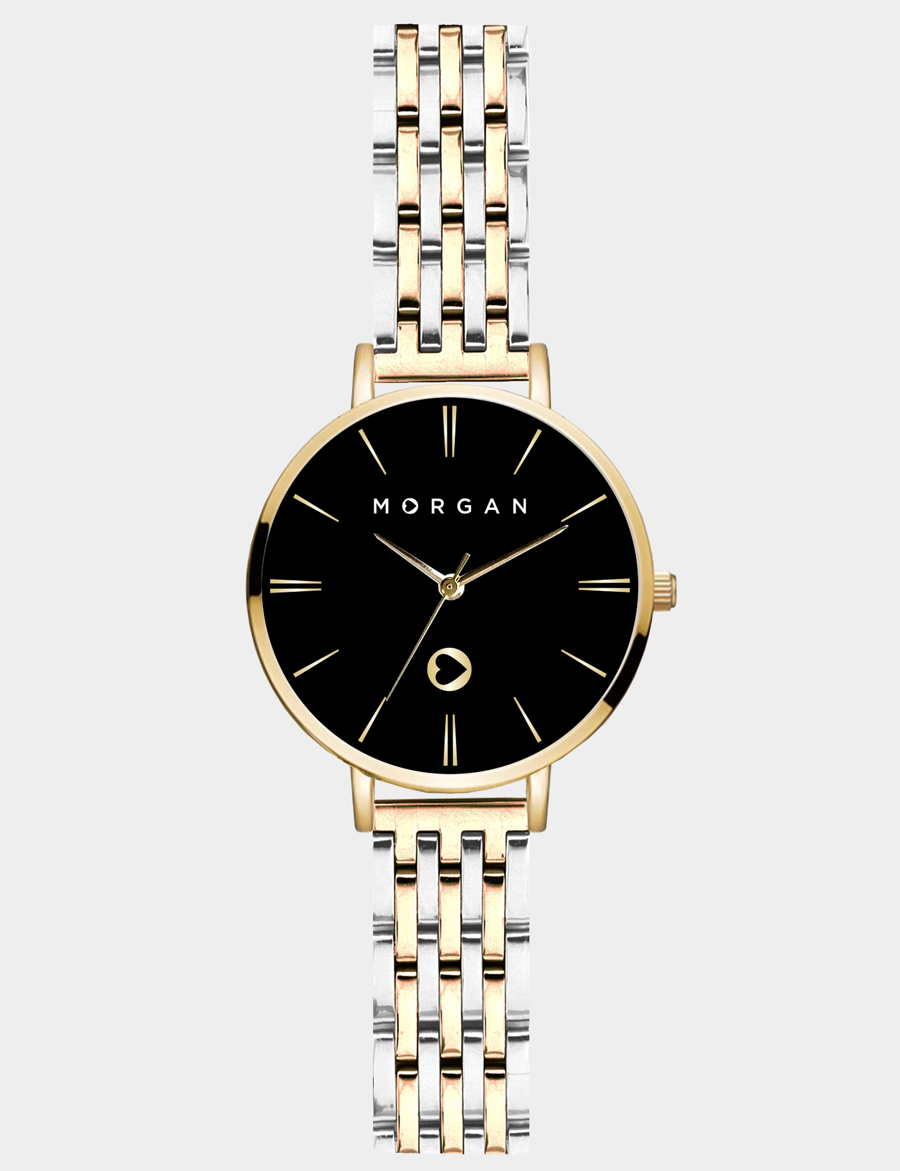 Montre classique jaune or femme