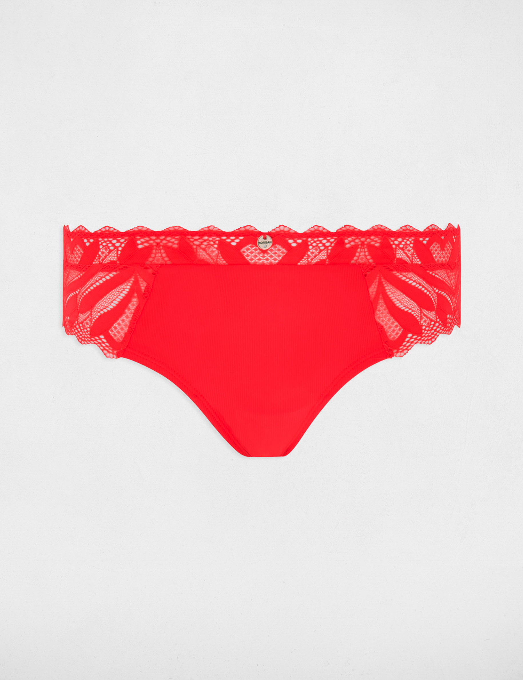 shorty en dentelle rouge femme Shorty en dentelle rouge femme